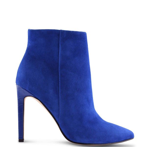 Nine West Tennon Dress Blue Ankle Boots | South Africa 40J76-7U22